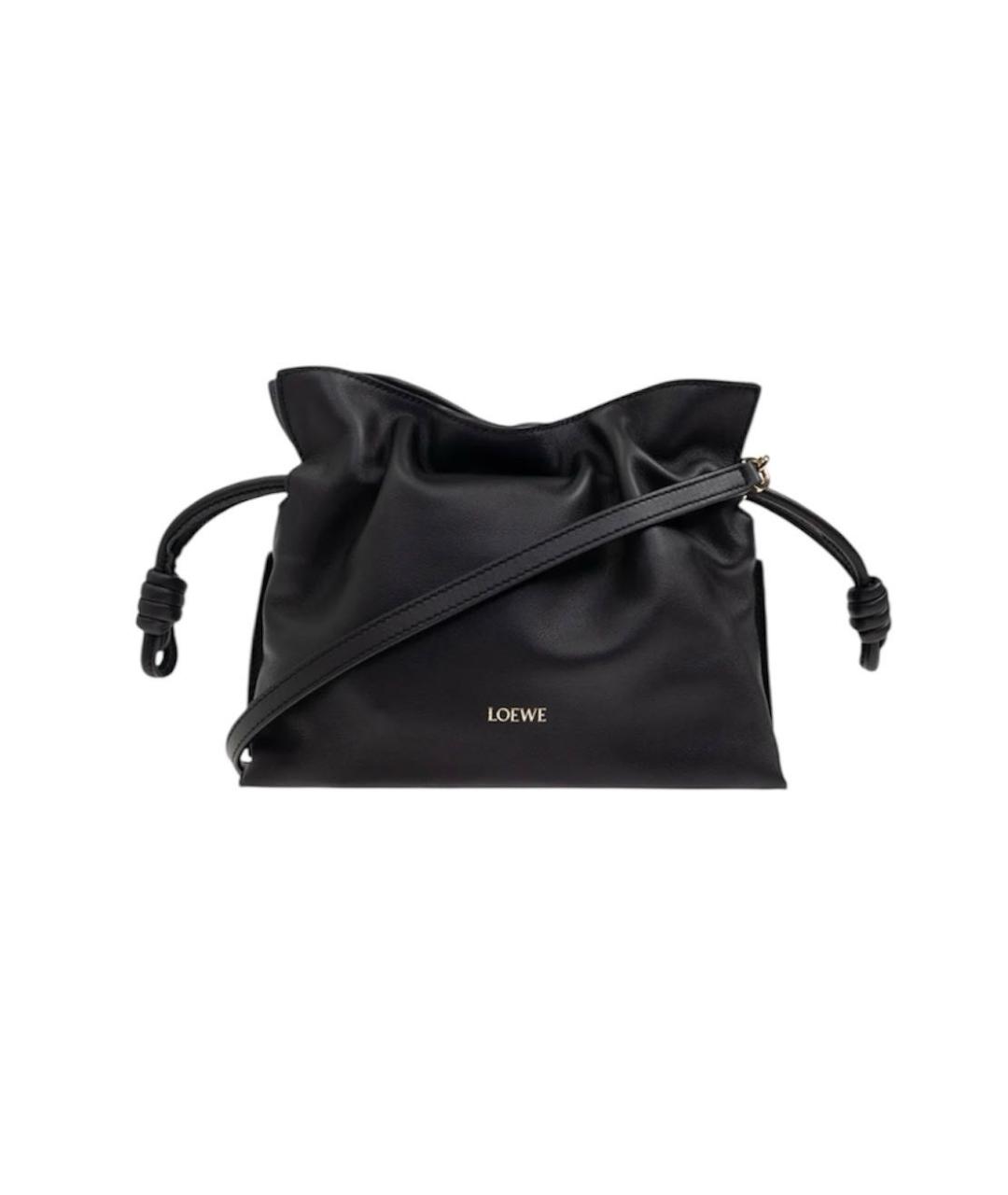 LOEWE Черная кожаная сумка через плечо, фото 9
