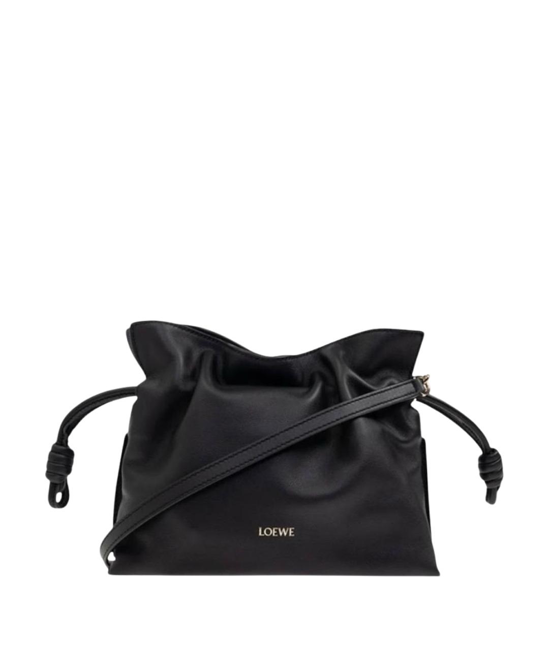 LOEWE Черная кожаная сумка через плечо, фото 1
