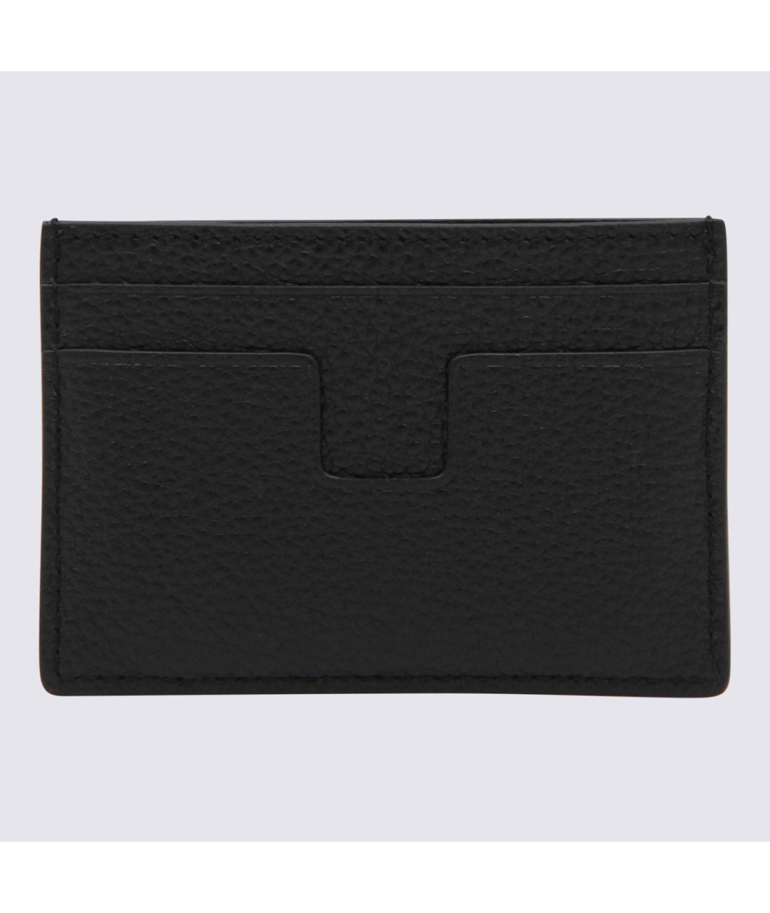 TOM FORD Черный кожаный кардхолдер, фото 2