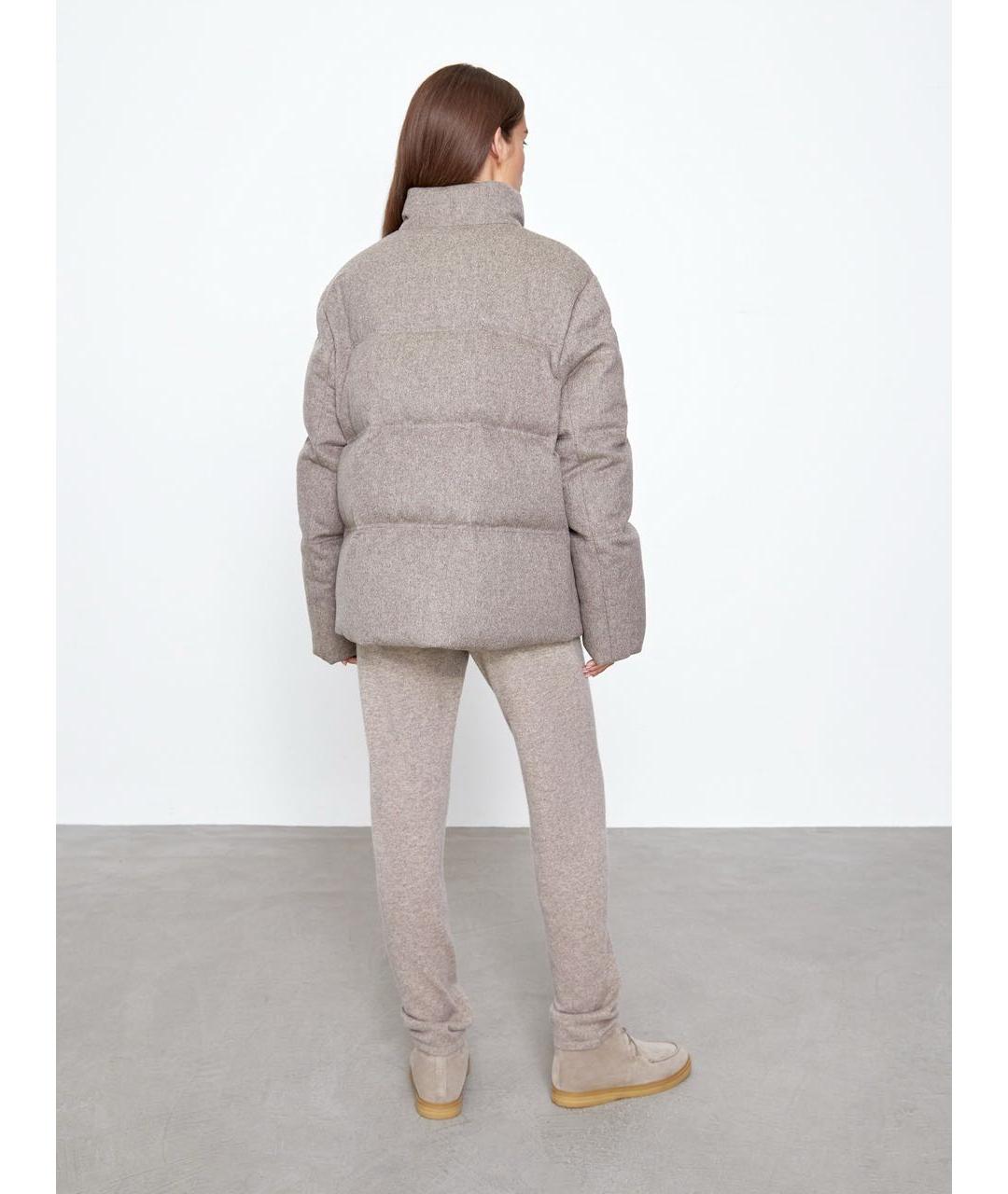 12 STOREEZ Серый шерстяной пуховик, фото 2