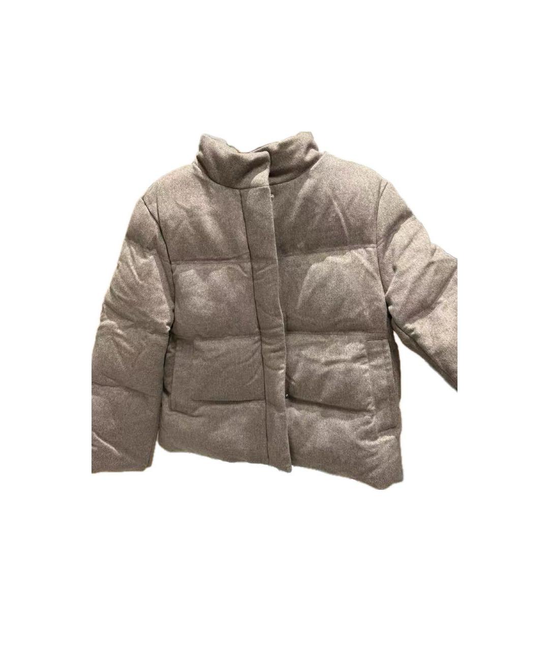 12 STOREEZ Серый шерстяной пуховик, фото 5