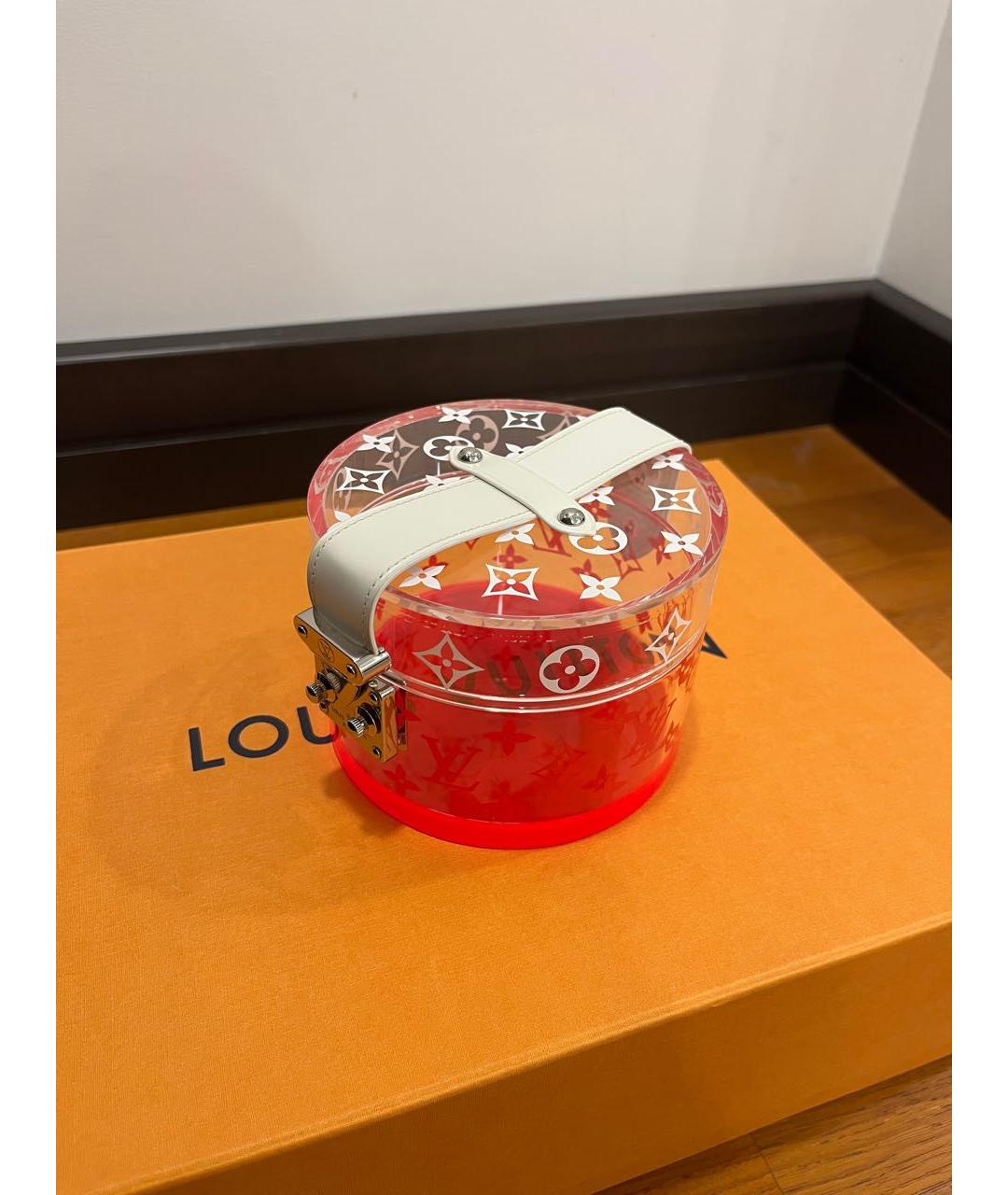 LOUIS VUITTON Красная косметичка, фото 7