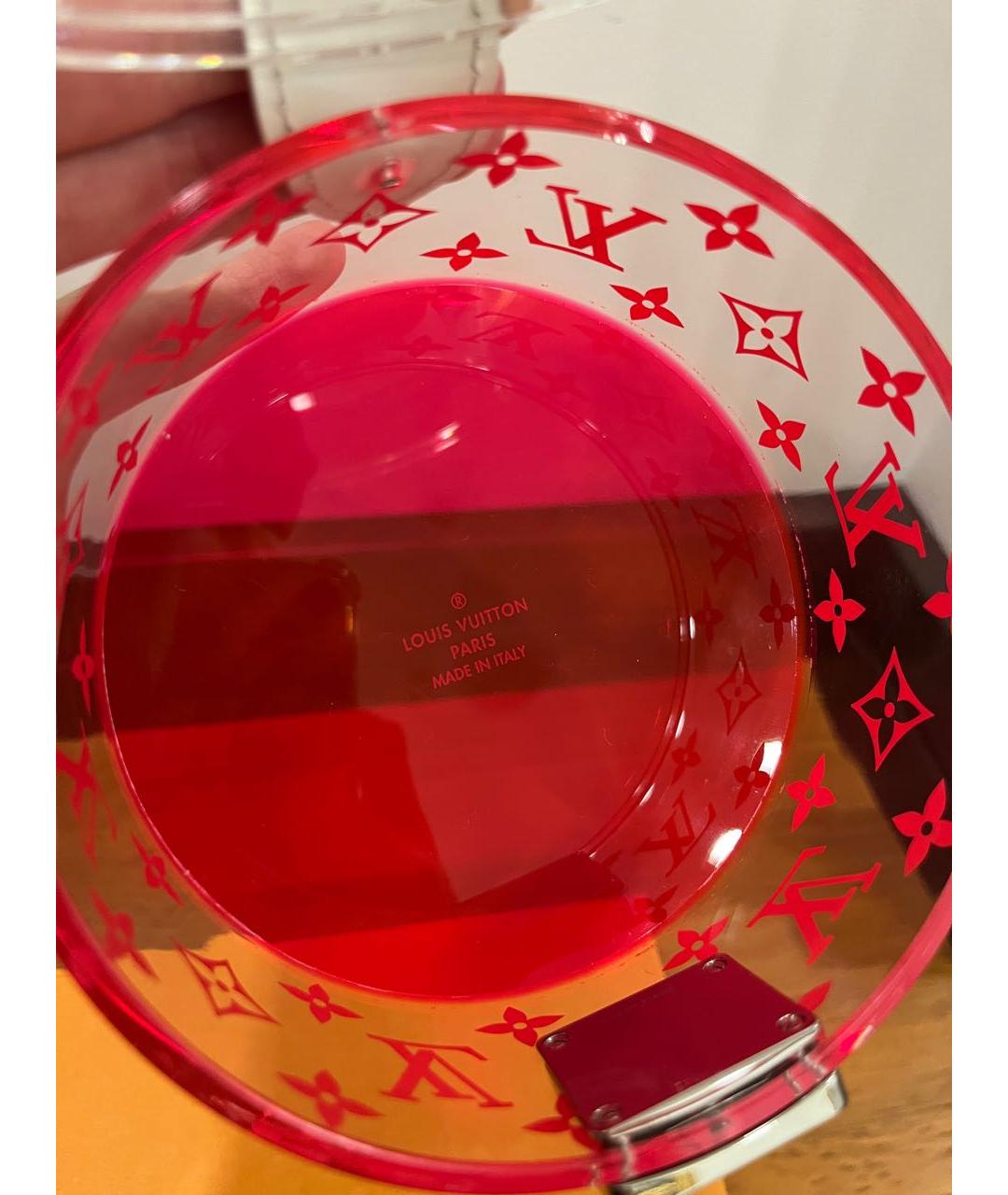 LOUIS VUITTON Красная косметичка, фото 6