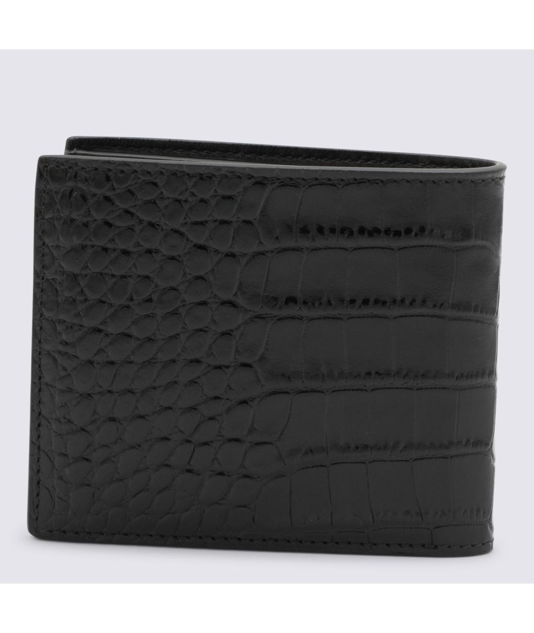 TOM FORD Черный кожаный кошелек, фото 3