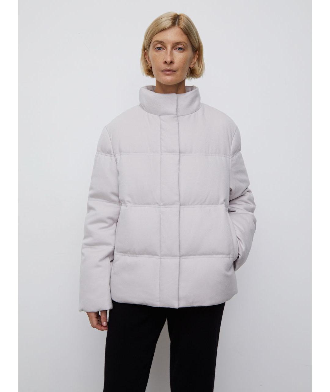 12 STOREEZ Белый шерстяной пуховик, фото 6