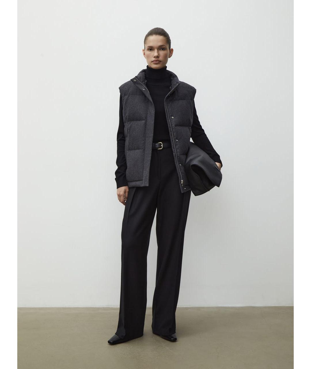 12 STOREEZ Серый шерстяной жилет, фото 4