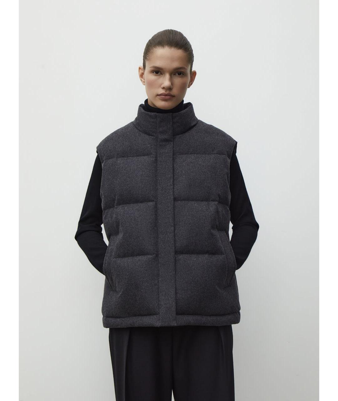12 STOREEZ Серый шерстяной жилет, фото 2