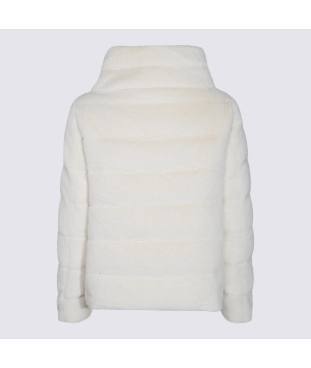 HERNO Белый полиэстеровый пуховик, фото 2