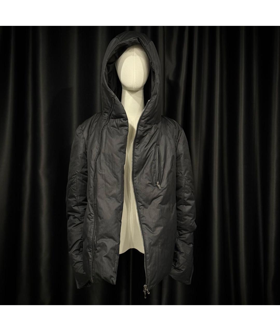 ATTACHMENT Черный полиэстеровый пуховик, фото 2