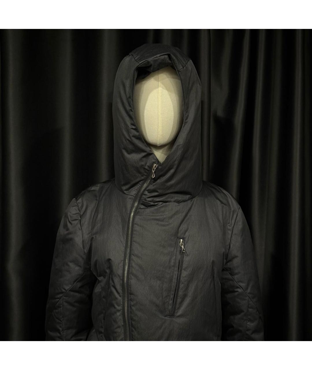 ATTACHMENT Черный полиэстеровый пуховик, фото 4