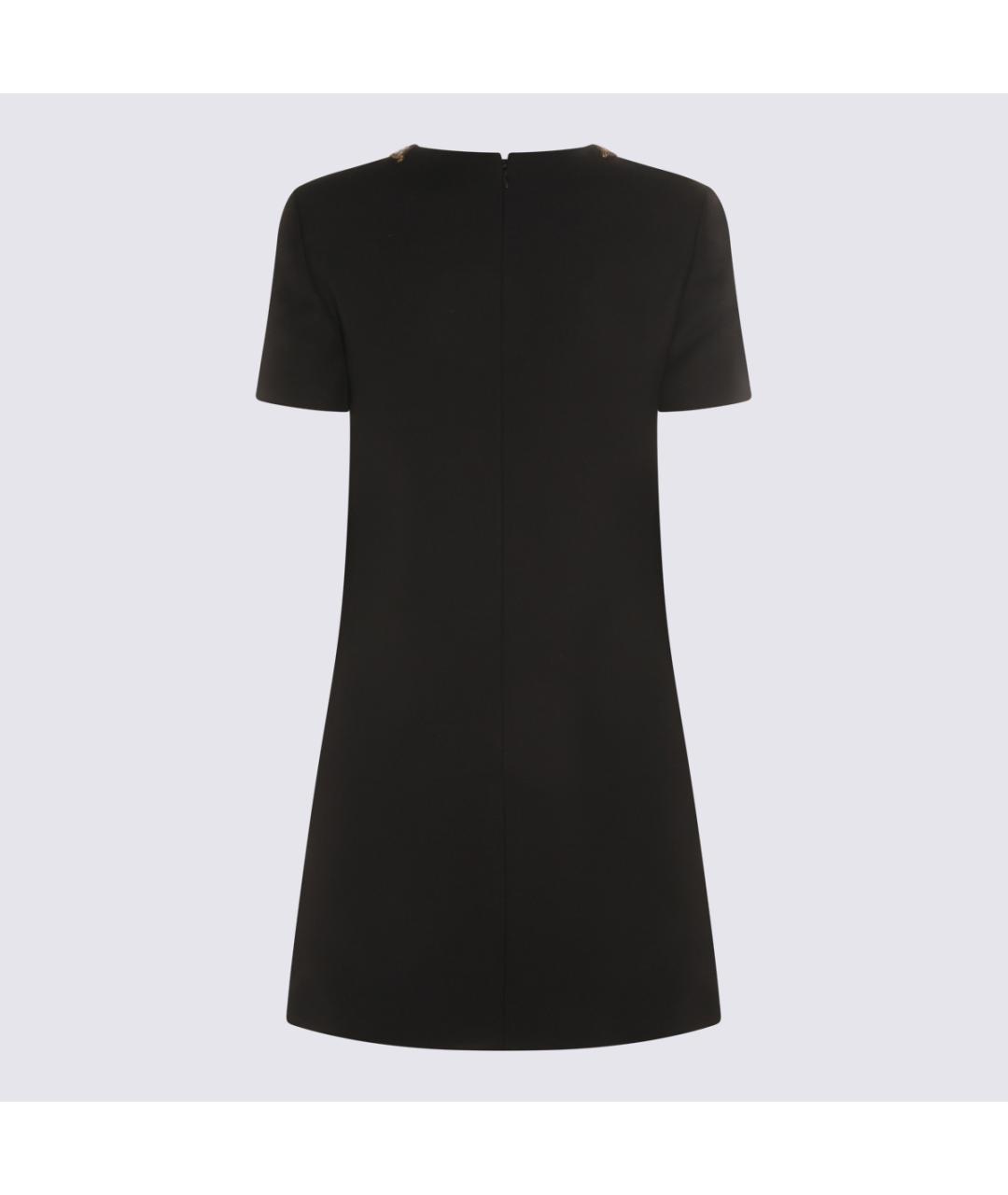 VALENTINO Черное шерстяное платье, фото 2