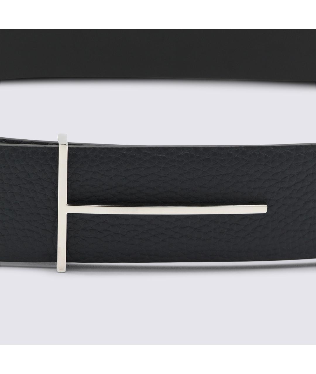 TOM FORD Синий кожаный ремень, фото 2