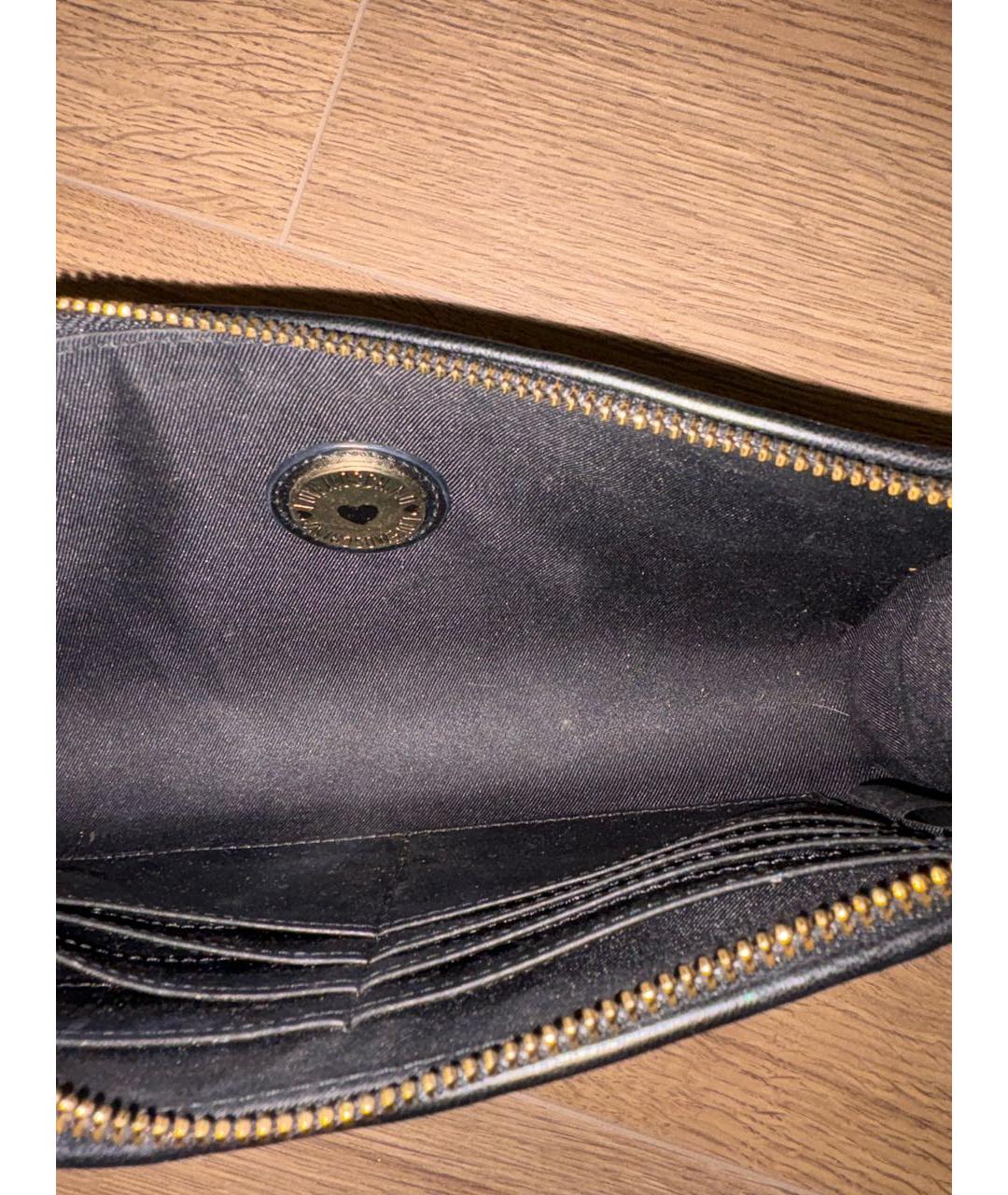 LOVE MOSCHINO Черная сумка с короткими ручками из искусственной кожи, фото 4