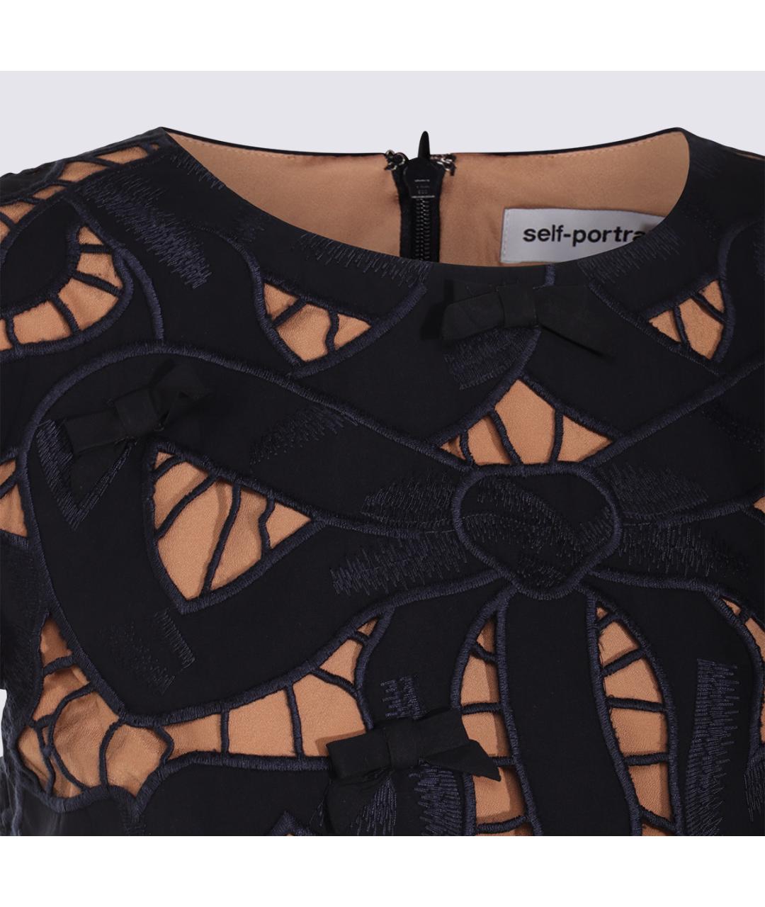 SELF-PORTRAIT Мульти хлопковое вечернее платье, фото 4