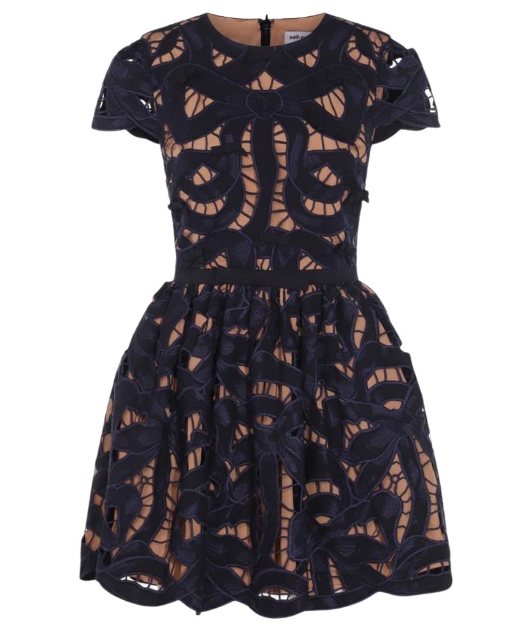 SELF-PORTRAIT Мульти хлопковое вечернее платье, фото 1