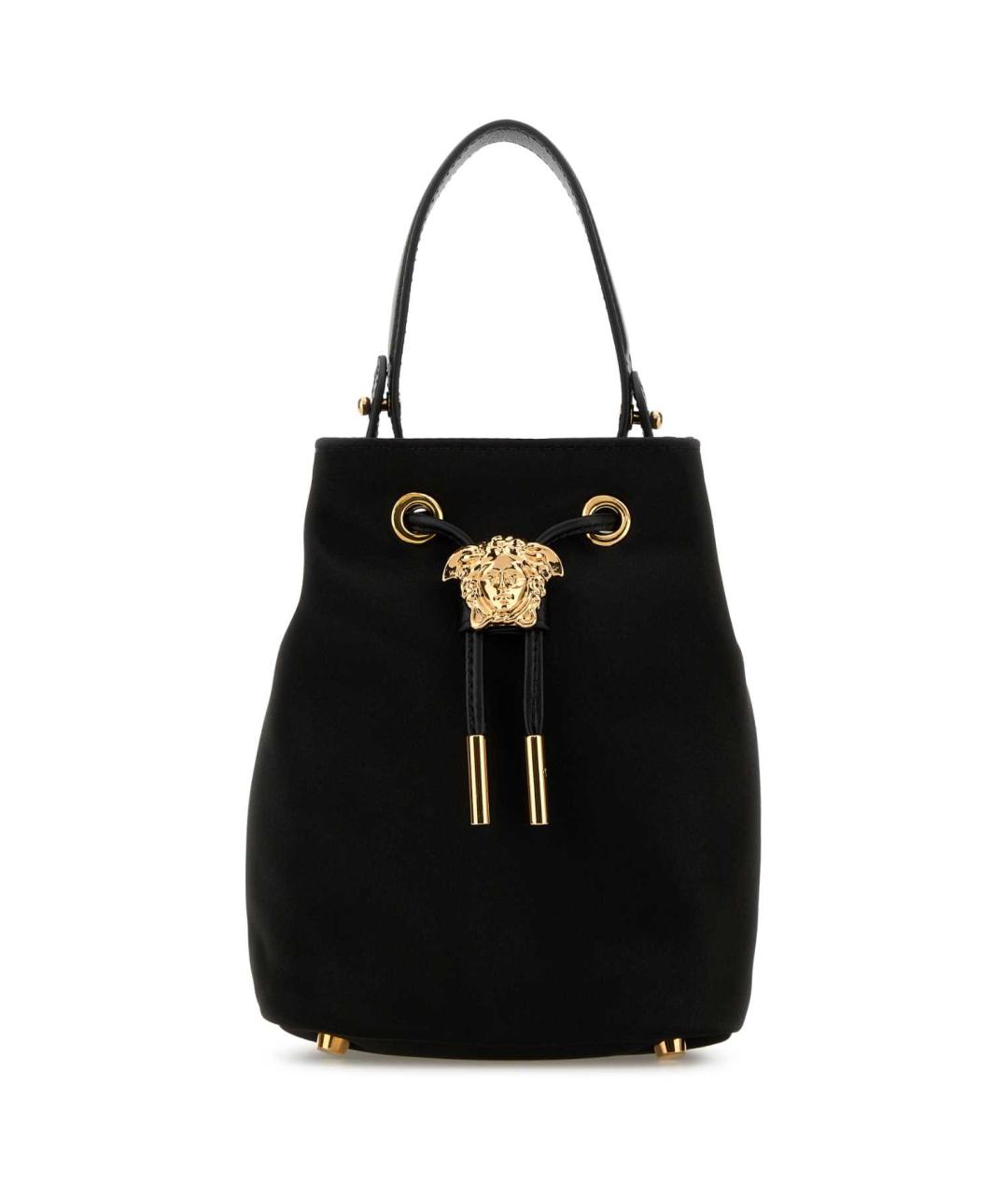 VERSACE Черная тканевая сумка через плечо, фото 1