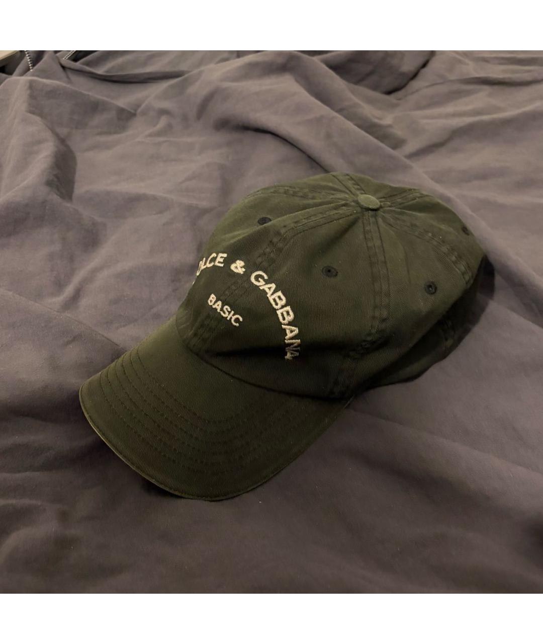 DOLCE&GABBANA Черная кепка/бейсболка, фото 2