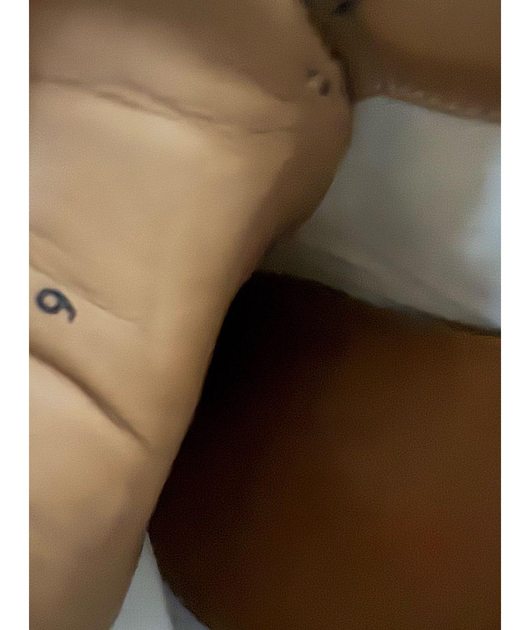 SANTONI Темно-синие текстильные низкие кроссовки / кеды, фото 4