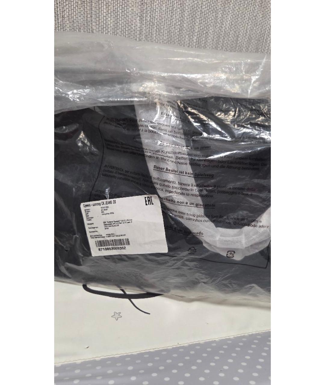 CALVIN KLEIN JEANS Черная сумка через плечо из искусственной кожи, фото 9