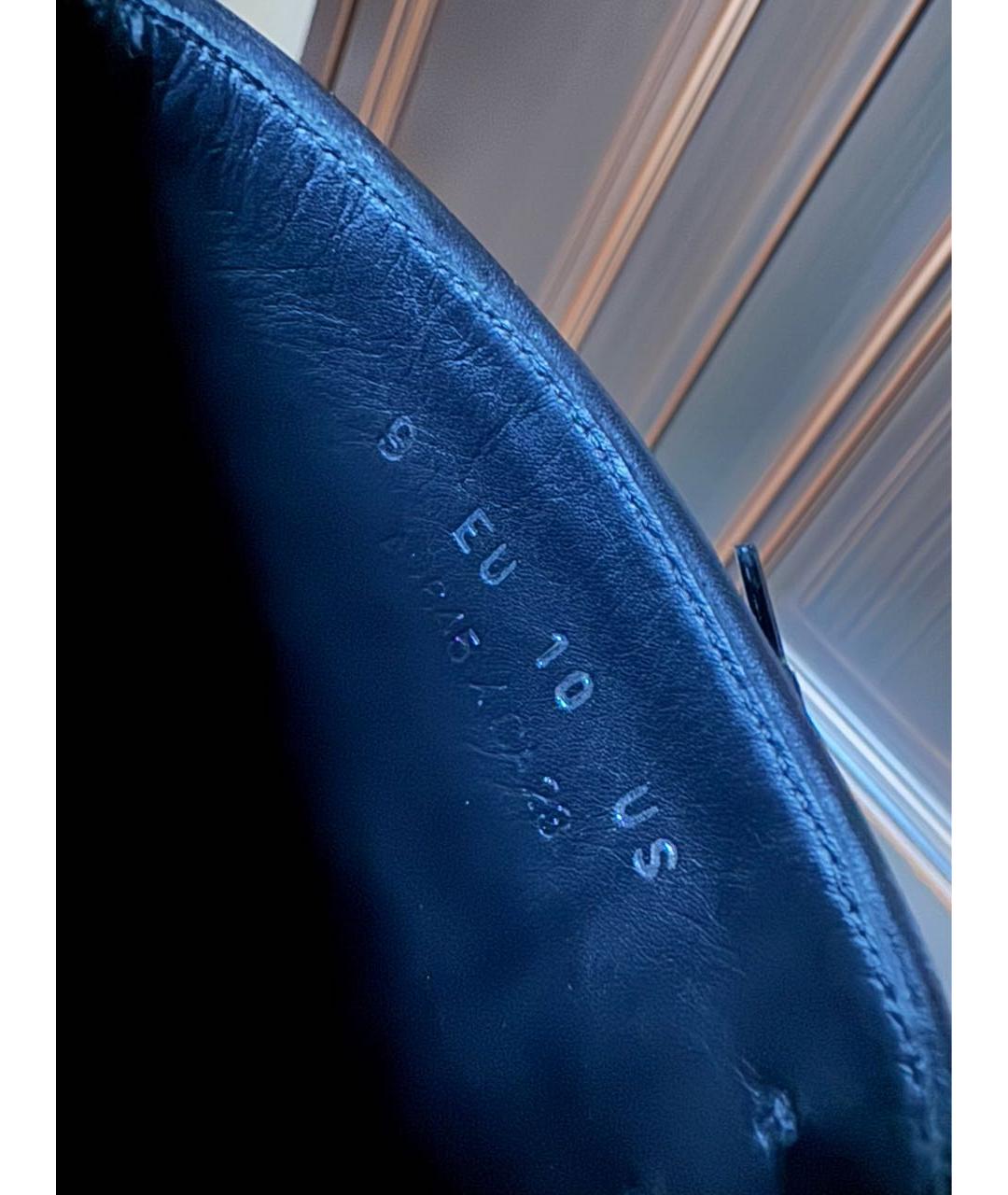 ERMENEGILDO ZEGNA XXX Черные кожаные высокие ботинки, фото 4