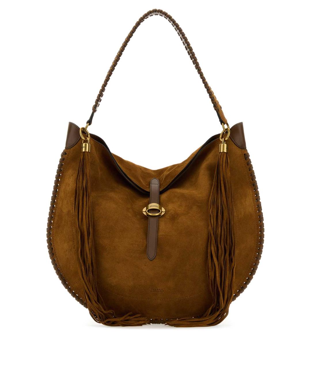 ISABEL MARANT Коричневая замшевая сумка через плечо, фото 1