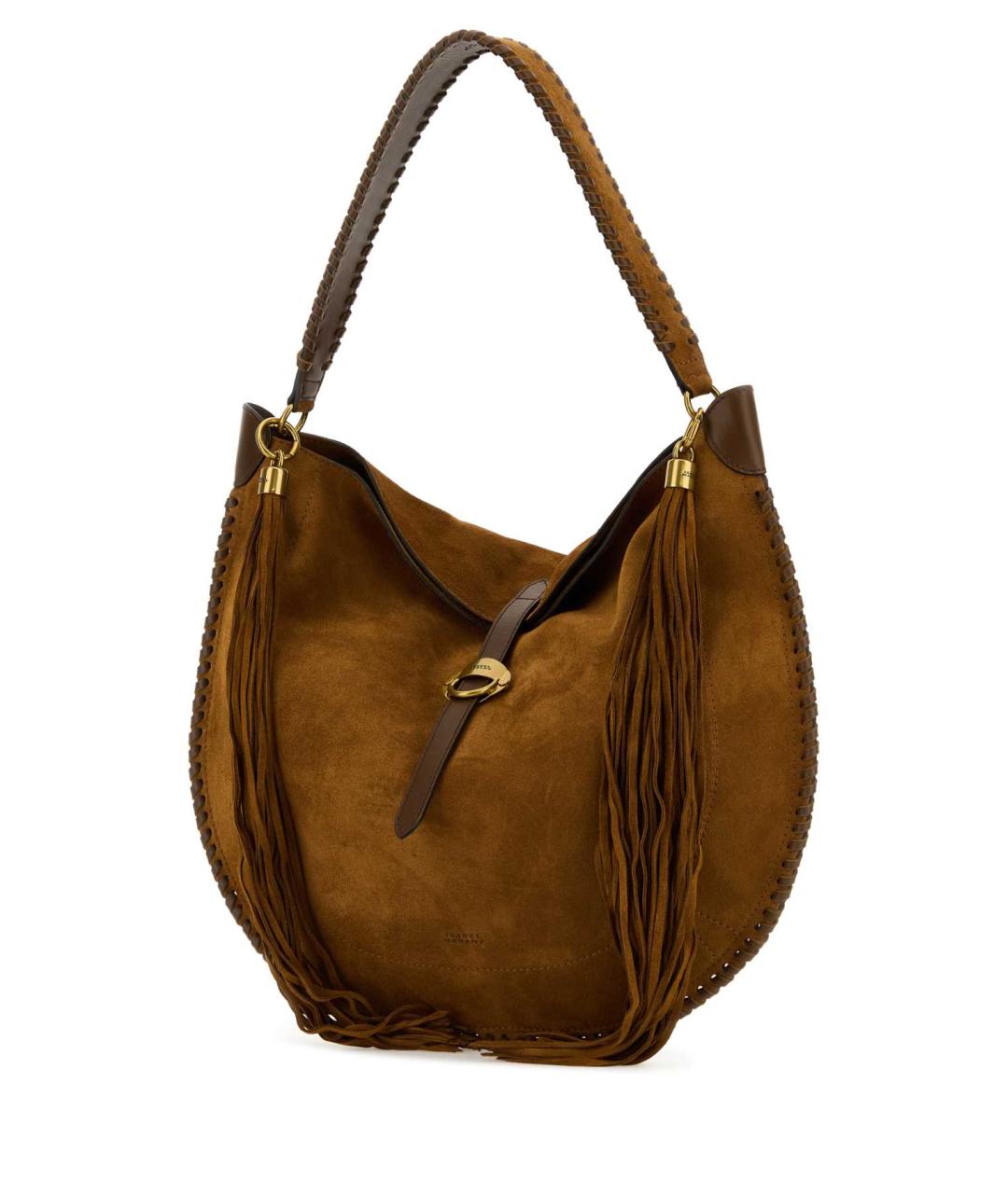 ISABEL MARANT Коричневая замшевая сумка через плечо, фото 2