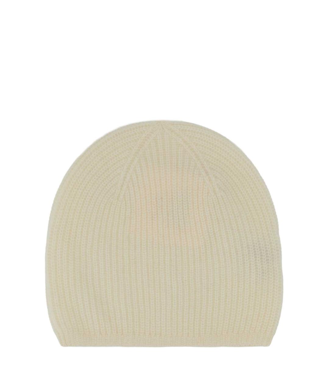 LOULOU STUDIO Белая кашемировая шапка, фото 2