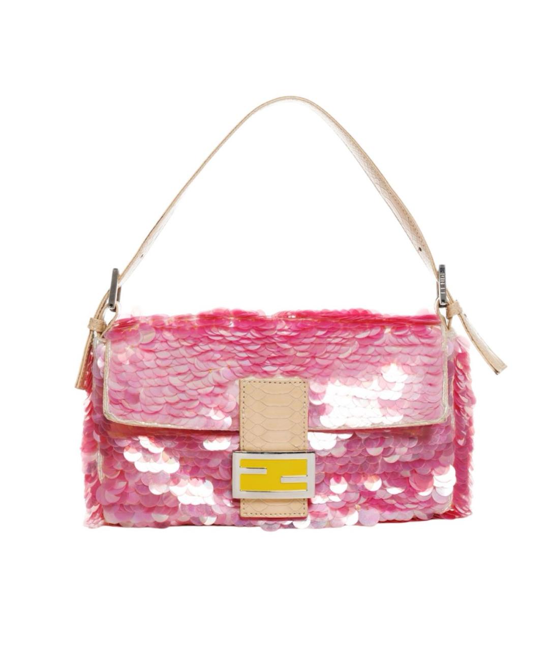 FENDI Розовая сумка через плечо, фото 9