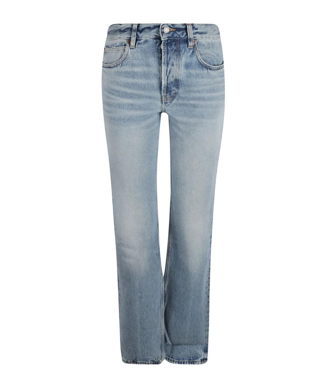 SAINT LAURENT Синие прямые джинсы, фото 1