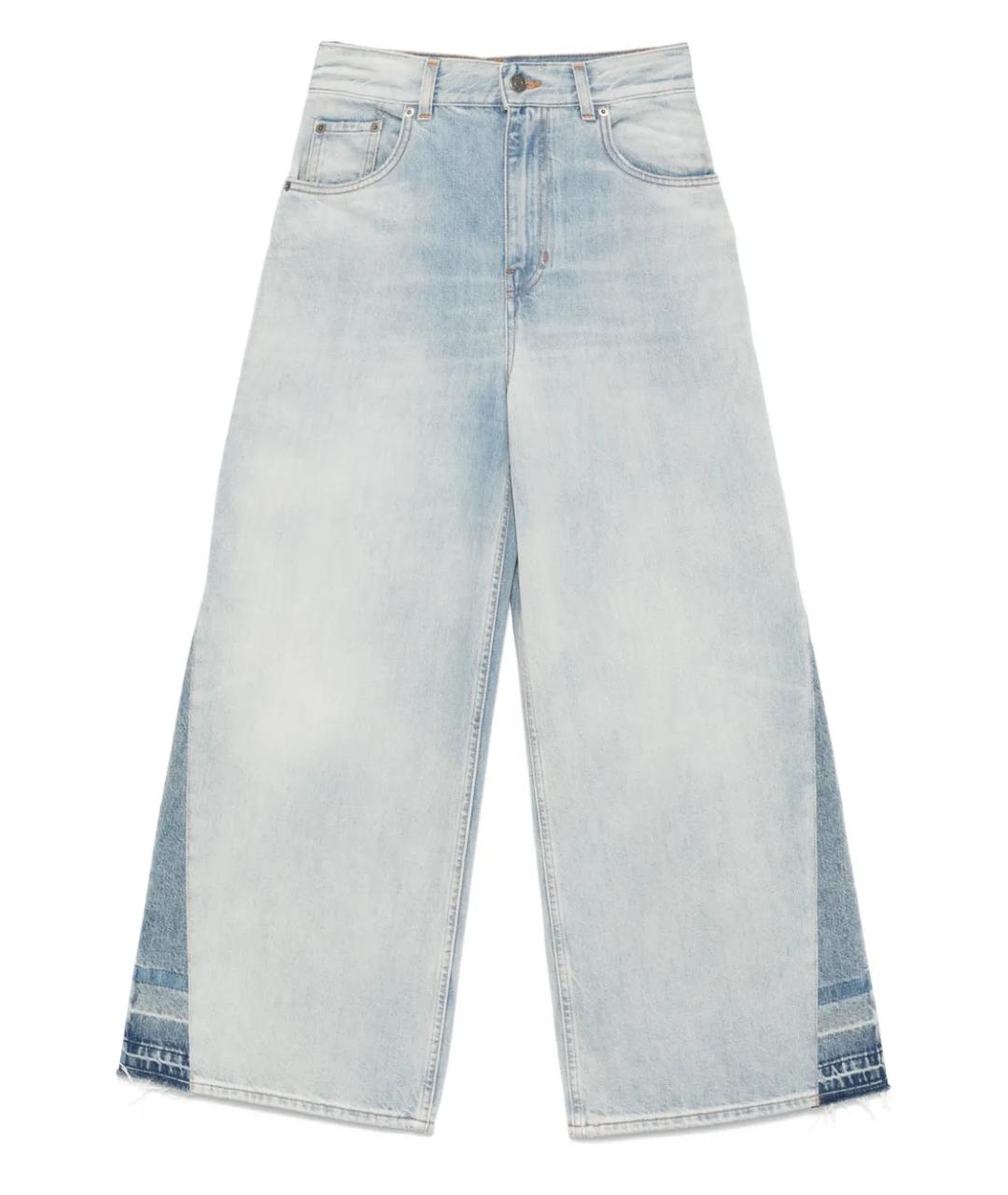 CHLOE Голубые хлопковые джинсы клеш, фото 1