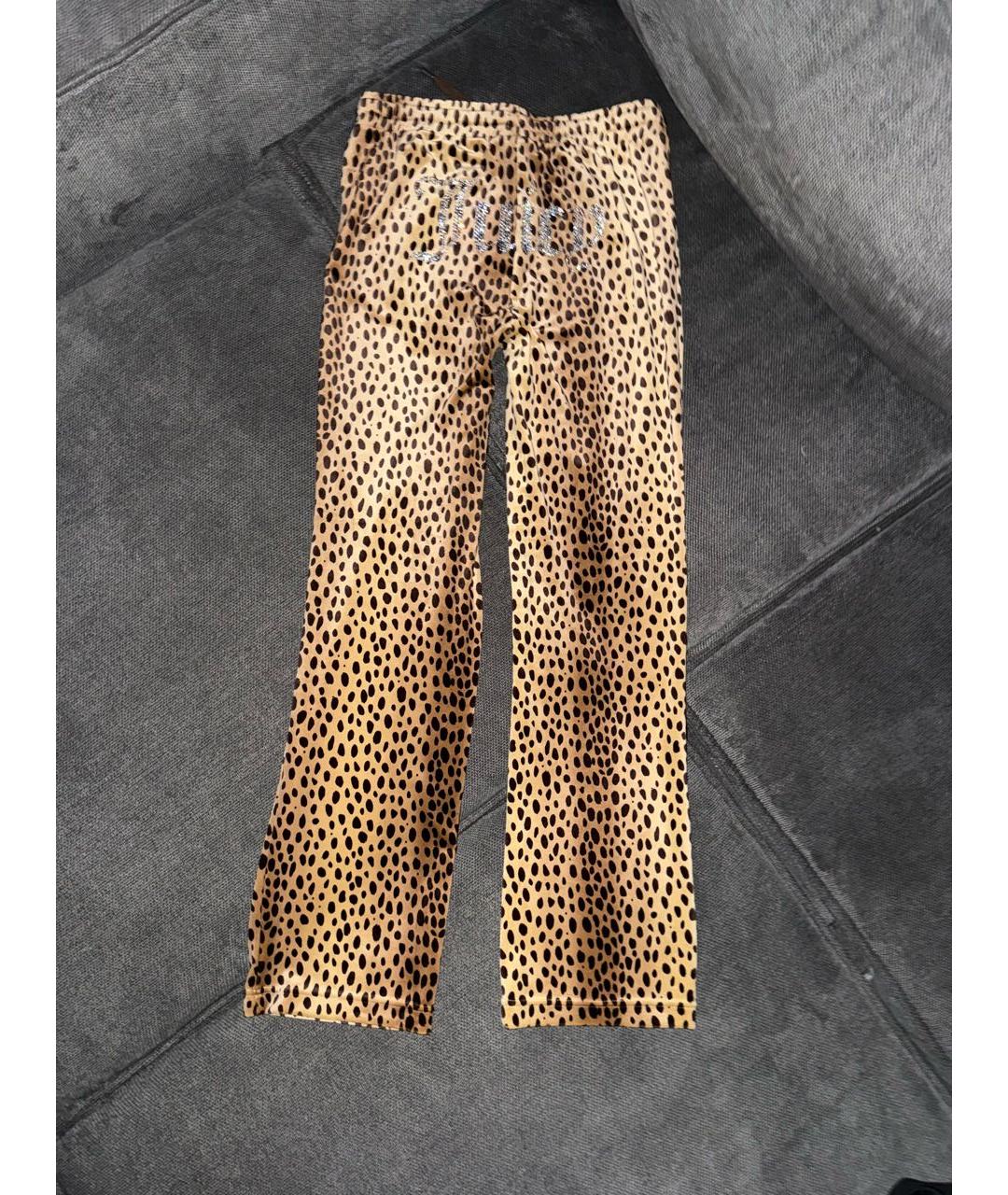 JUICY COUTURE Коричневый велюровый костюм с брюками, фото 3