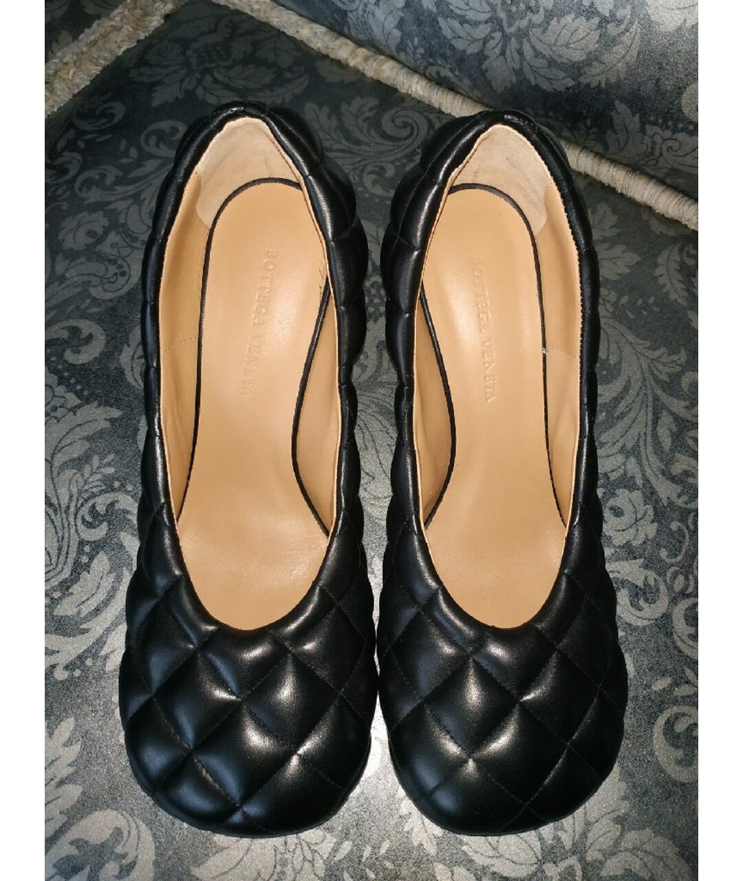 BOTTEGA VENETA Черные кожаные туфли, фото 2