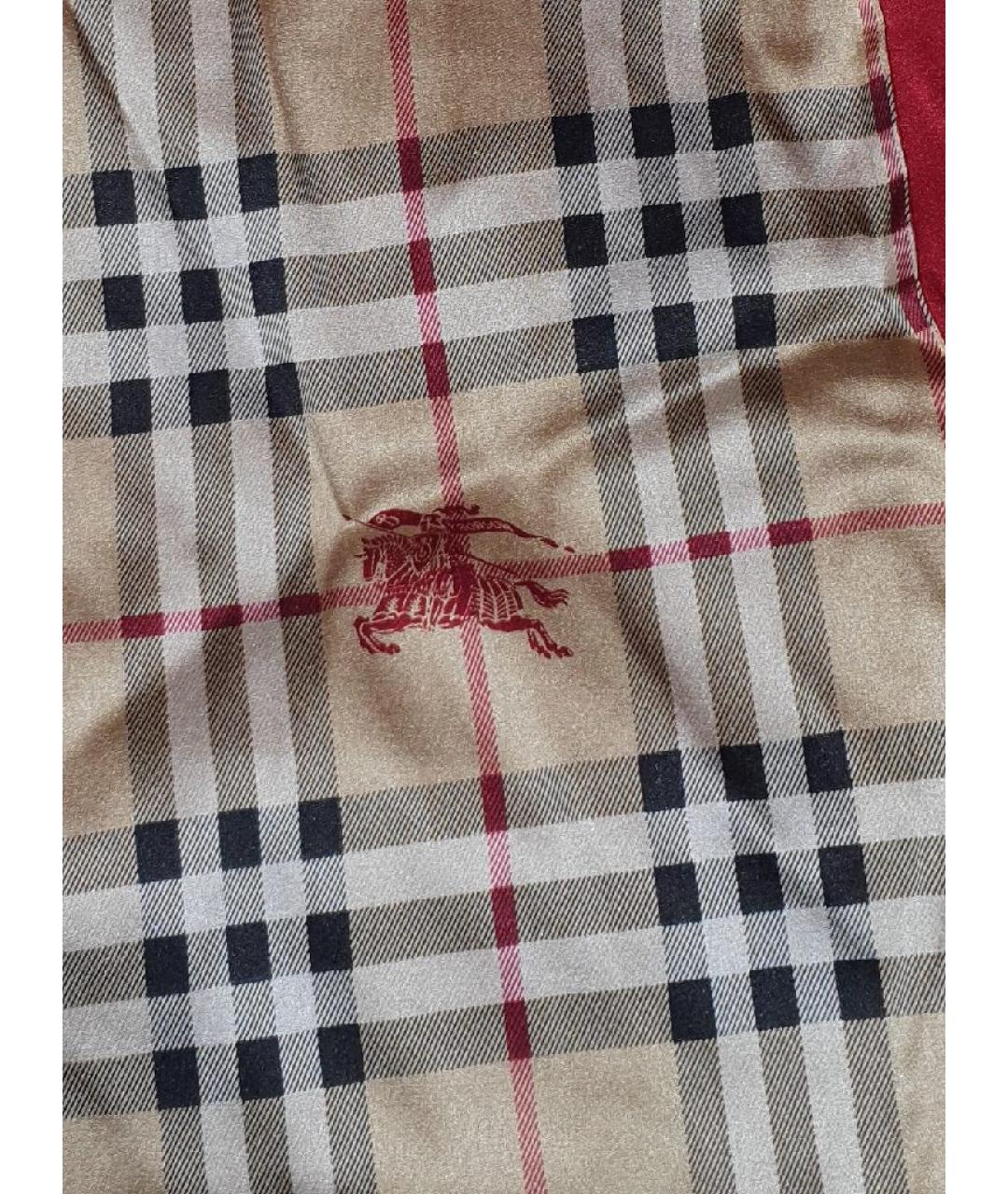 BURBERRY Мульти шелковый шарф, фото 2
