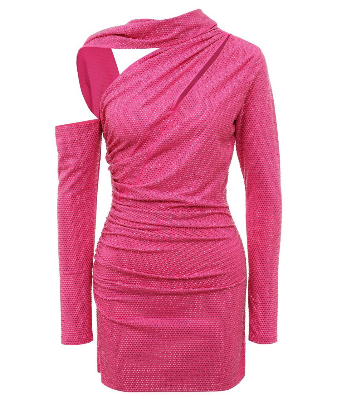 CULT GAIA Розовое коктейльное платье, фото 1