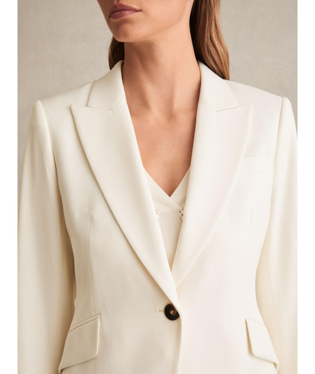 ALEXANDRE VAUTHIER Белый вискозный жакет/пиджак, фото 3