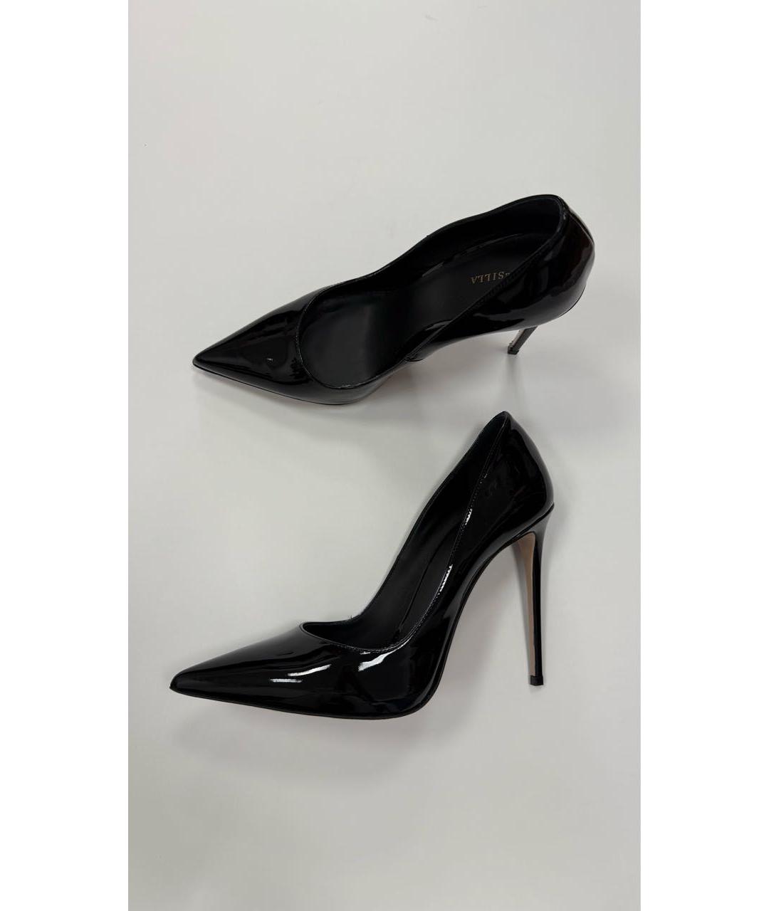 LE SILLA Черные туфли из лакированной кожи, фото 6