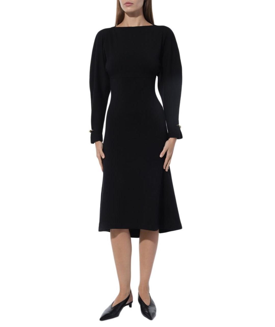 PHILOSOPHY DI LORENZO SERAFINI Черное коктейльное платье, фото 2