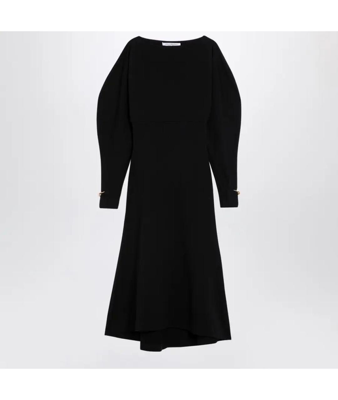 PHILOSOPHY DI LORENZO SERAFINI Черное коктейльное платье, фото 5