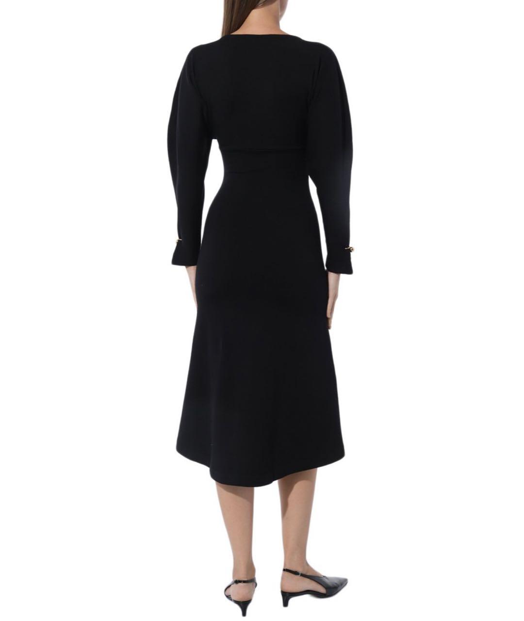 PHILOSOPHY DI LORENZO SERAFINI Черное коктейльное платье, фото 3