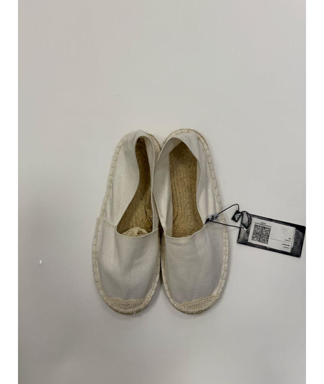 GIORGIO ARMANI Белые текстильные эспадрильи, фото 2