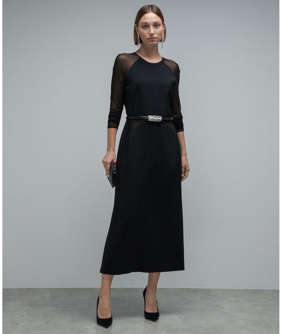 DAVID KOMA Черное коктейльное платье, фото 2