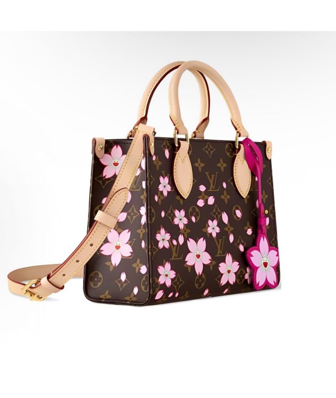 LOUIS VUITTON Коричневая сумка с короткими ручками, фото 2