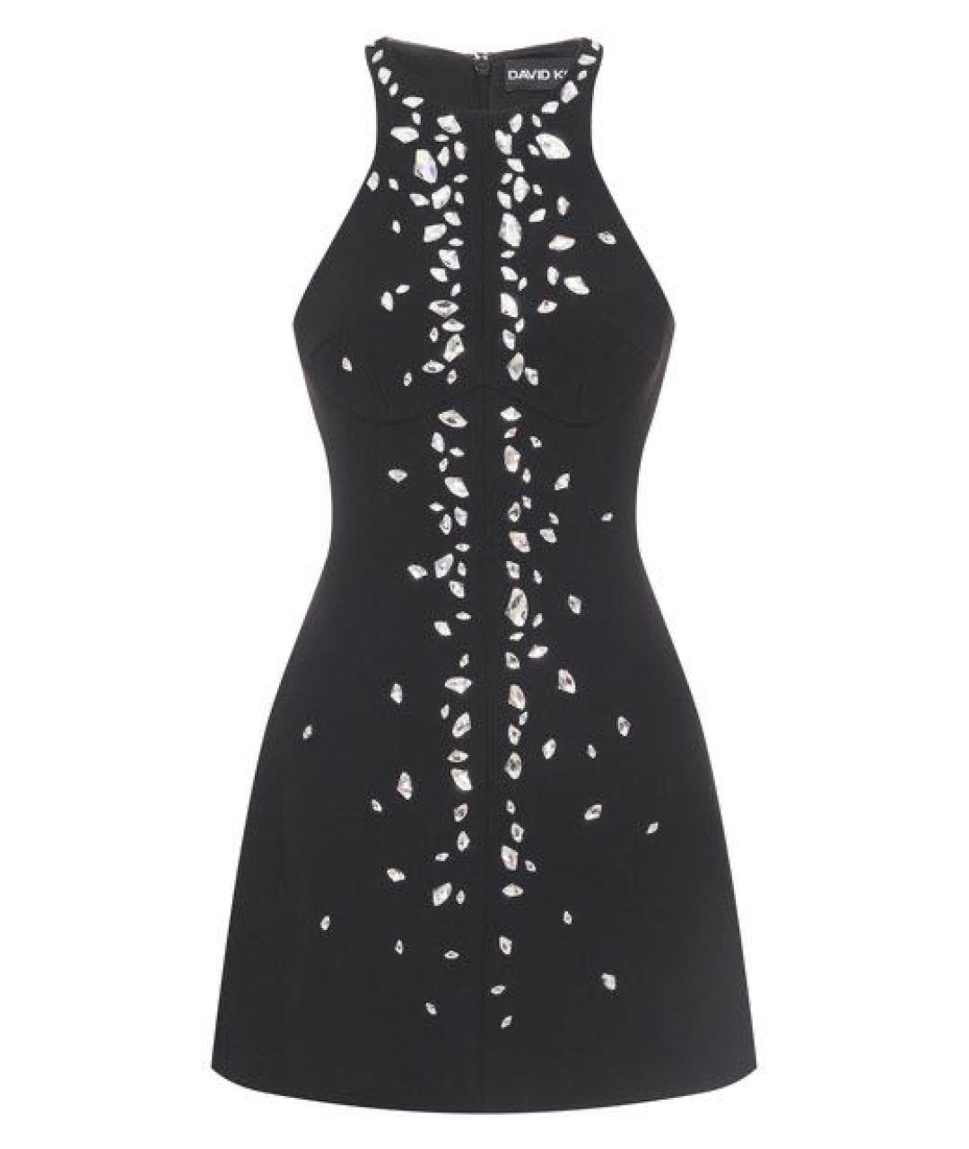 DAVID KOMA Черное коктейльное платье, фото 1
