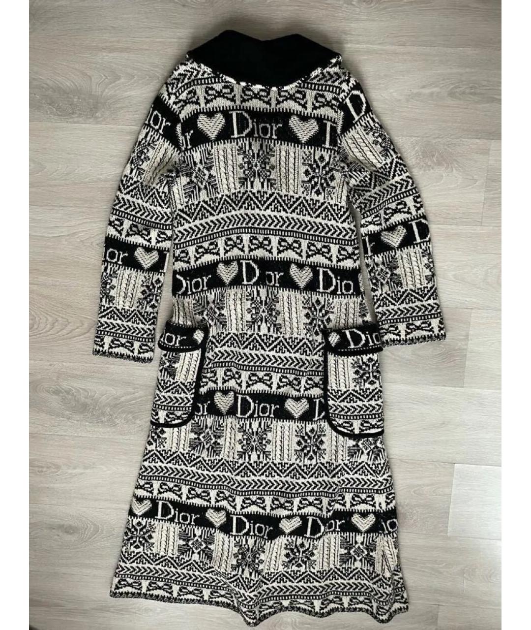 CHRISTIAN DIOR Мульти шерстяное пальто, фото 2