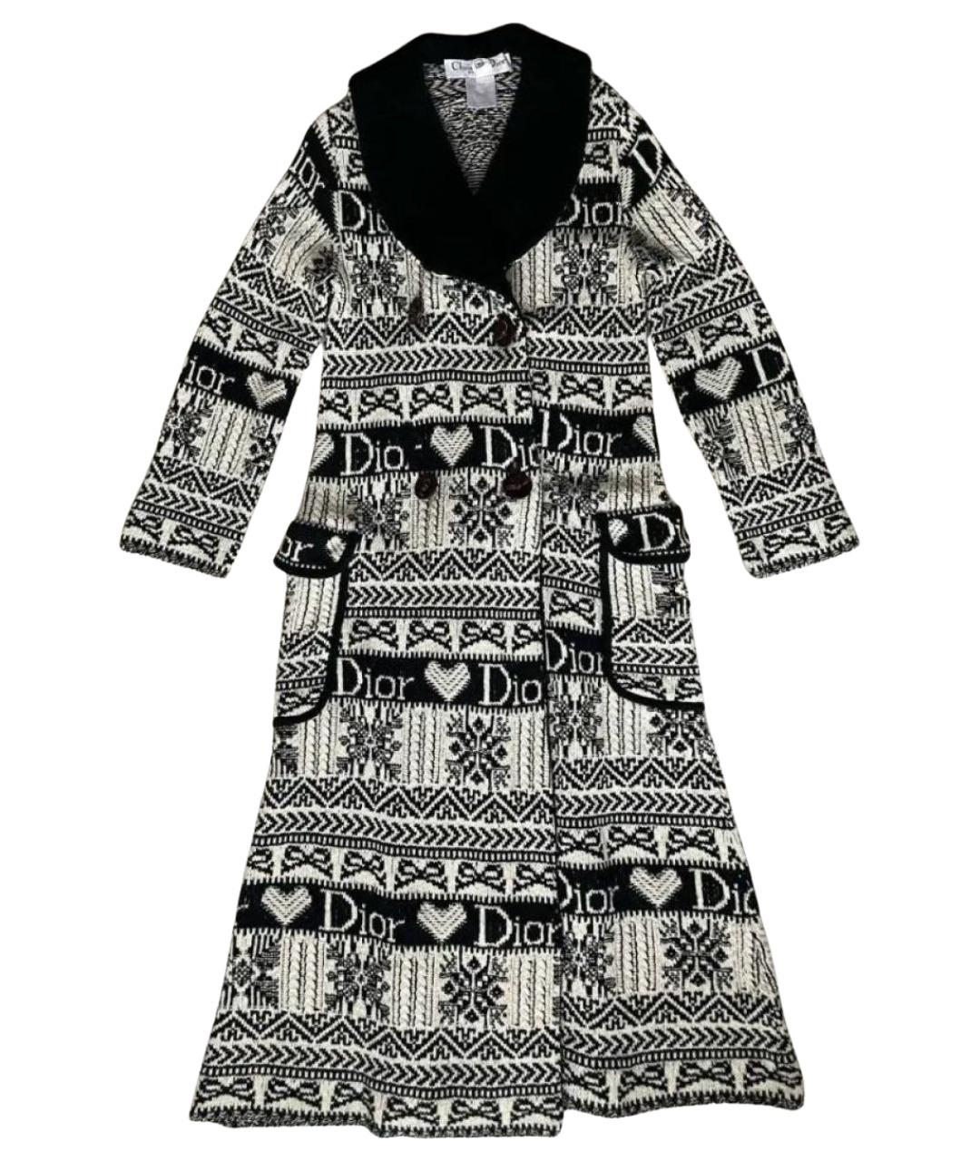 CHRISTIAN DIOR Мульти шерстяное пальто, фото 1
