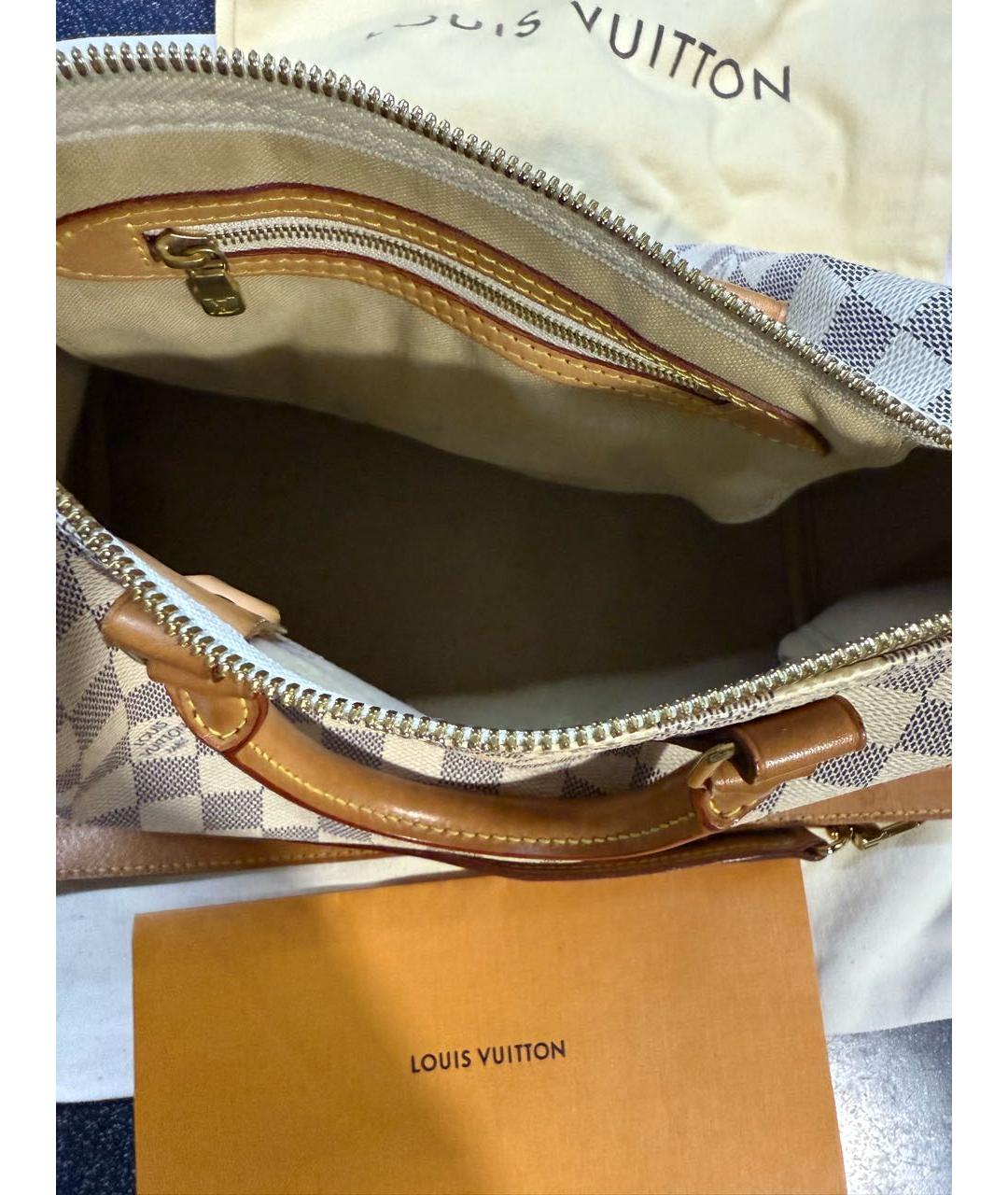 LOUIS VUITTON Бежевая сумка с короткими ручками, фото 4