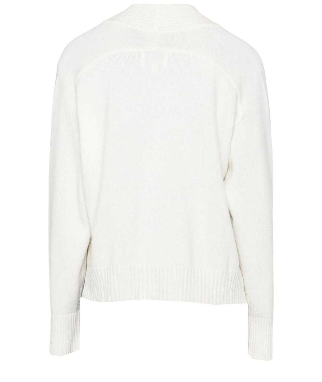 LOULOU STUDIO Белый кашемировый джемпер / свитер, фото 2