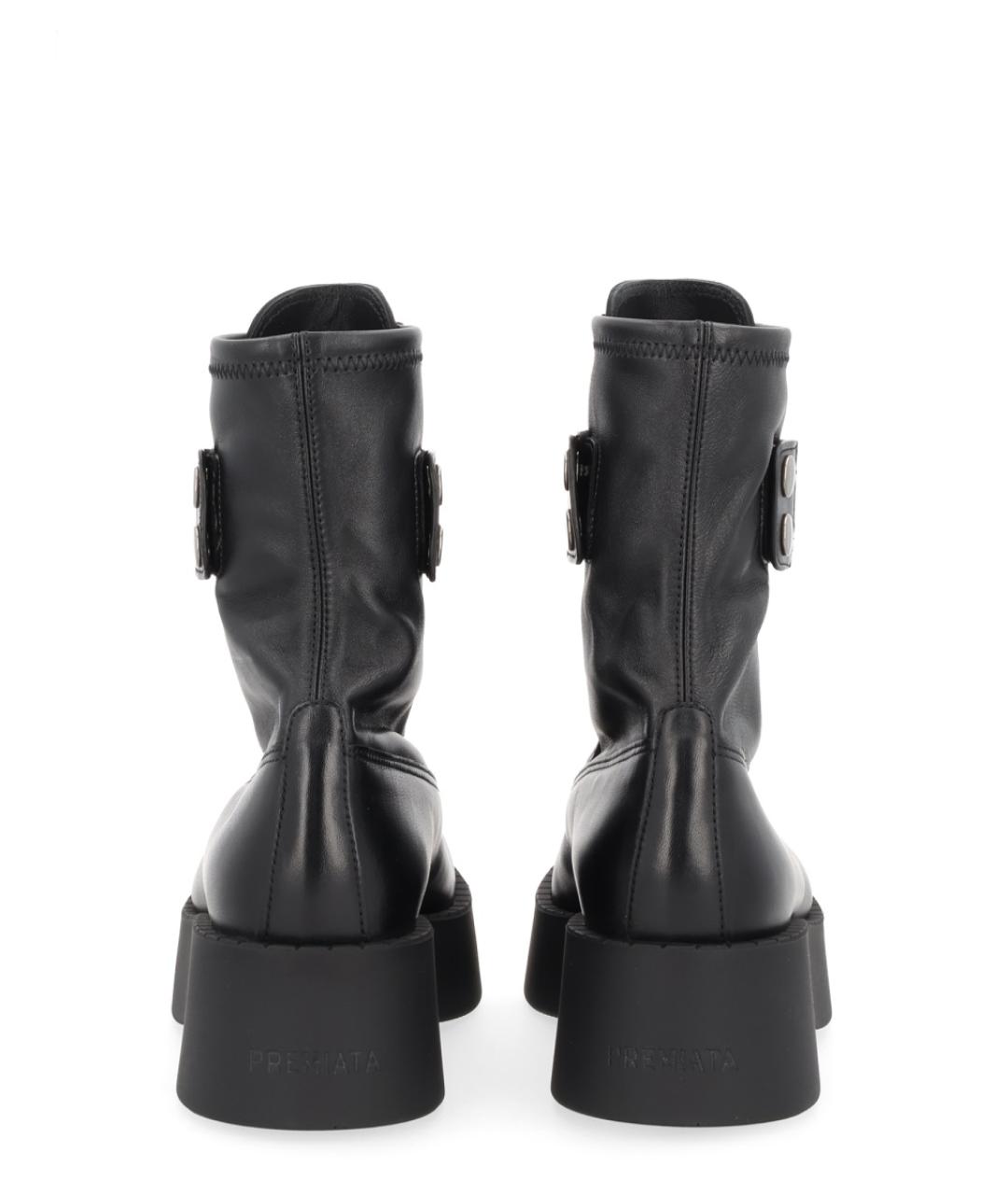 PREMIATA Черные кожаные ботинки, фото 2