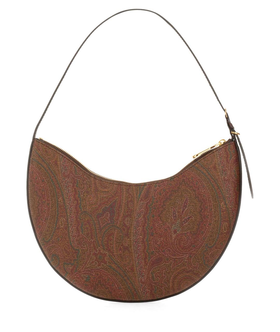 ETRO Коричневая синтетическая сумка через плечо, фото 2