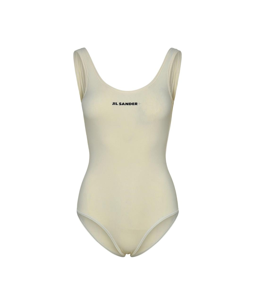 JIL SANDER Белый полиамидовый купальник, фото 1